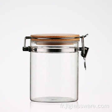 Pot de stockage en verre de bouteilles de fermentation de miel